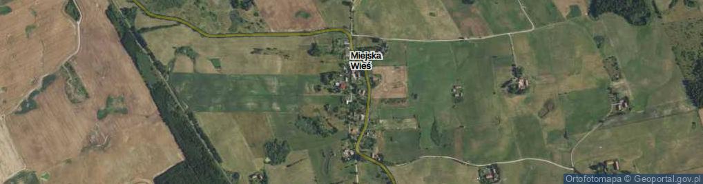 Zdjęcie satelitarne Miejska Wieś ul.